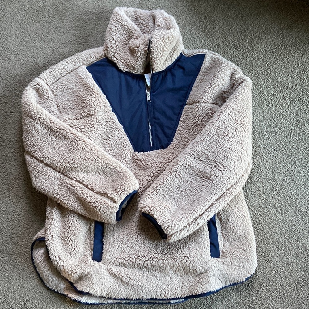 Abercrombie and Fitch utility half zip